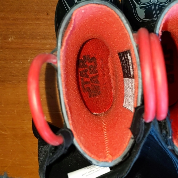 Star Wars Black and Red Kids Rain Boots - Picture 11 of 11